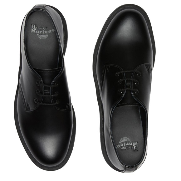 Dr. Martens Mono Smooth Leather Unisex Shoes - Women’s: US 9 - Men’s: US 8 - Picture 5 of 17